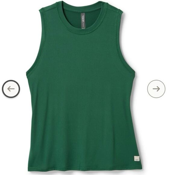 Women’s Vuori Energy Top Long in Viridian SZ M - Picture 2 of 5